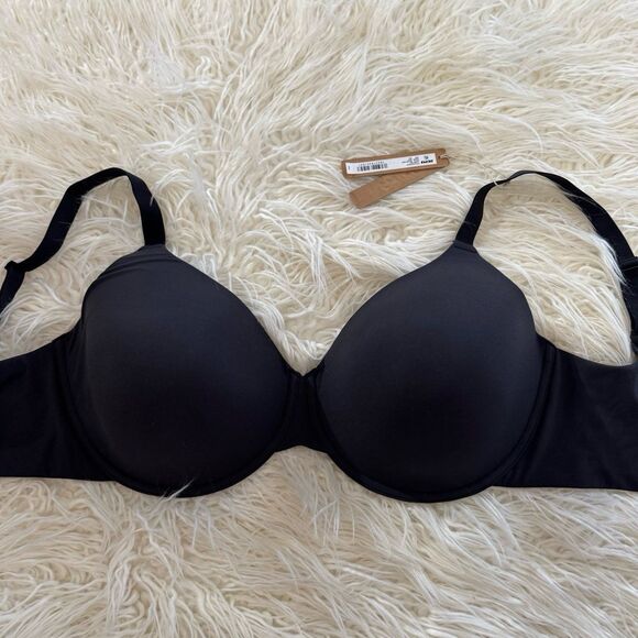 Skims Fits Everybody T-shirt Bra Onyx Size 36H - Picture 4 of 9